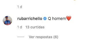 Comentário na publicação de Thiaguinho (Foto: reprodução)