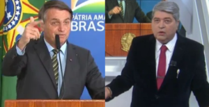 Datena não poupa críticas a Bolsonaro na TV (Foto: Montagem)