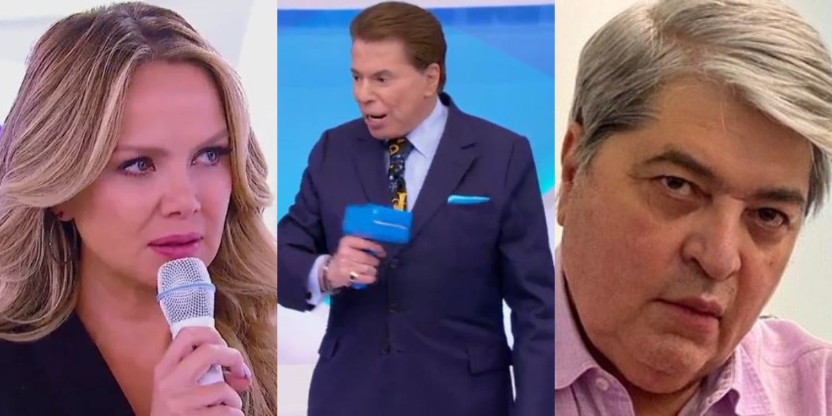 Eliana, Silvio Santos e Datena (Foto: Reprodução/SBT/Instagram)