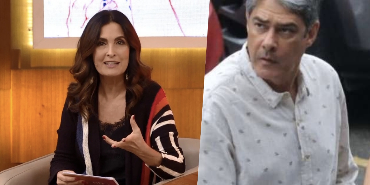 Fátima Bernardes foi casada com William Bonner (Foto: montagem)