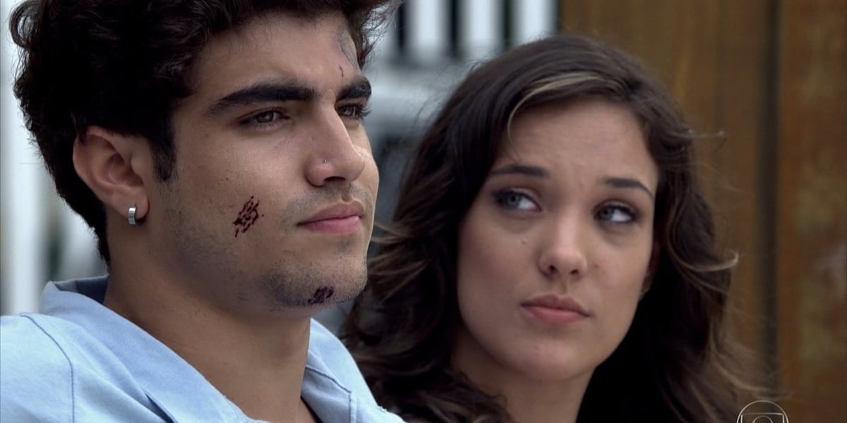 Antenor (Caio Castro) e Patrícia (Adriana Birolli) em cena de Fina Estampa (Foto: Reprodução/Globo)