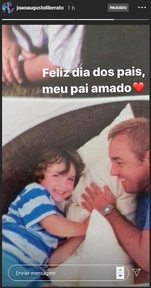 Filho de Gugu Liberato comove fãs com homenagem para o falecido pai - (Arquivo Pessoal)