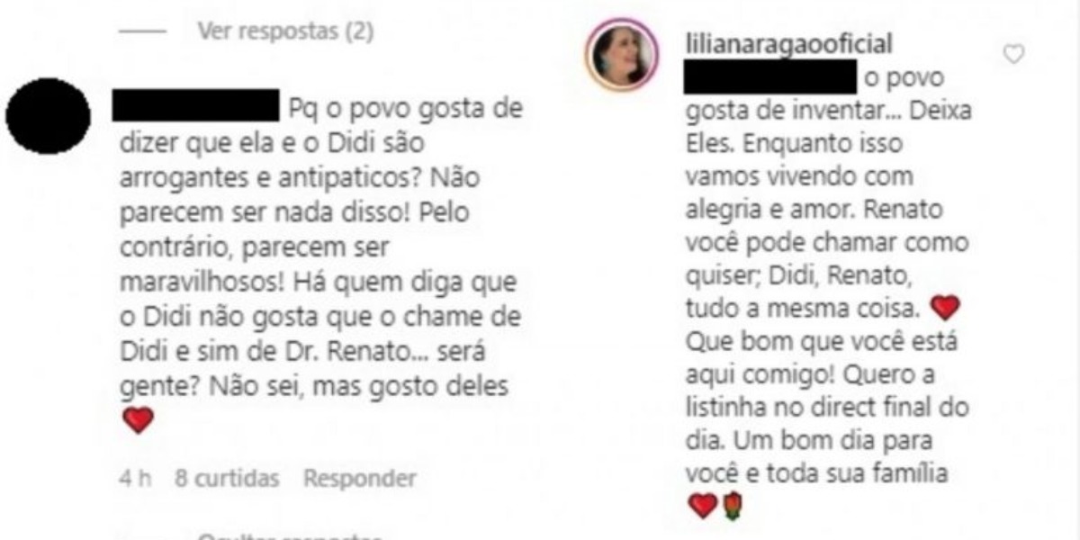 Lilian Aragão defendeu seu marido nas redes sociais (Foto: Reprodução/Instagram)