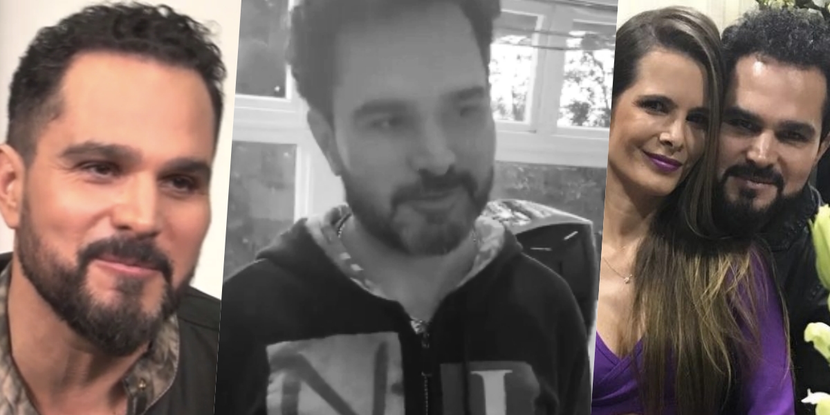 Luciano Camargo foi exposto por Nathan em um vídeo (Foto: montagem)