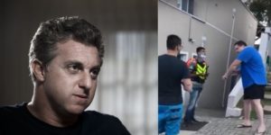 Luciano Huck ajudou o motoboy que foi humilhado (Foto: Reprodução/Twitter)