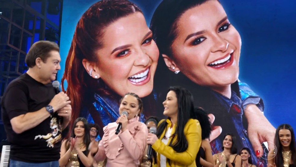 Maiara e Maraisa no Domingão do Faustão - Foto: Reprodução