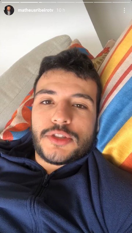 Matheus Ribeiro fez desabafo após suposto nude vazar (Foto: Reprodução)