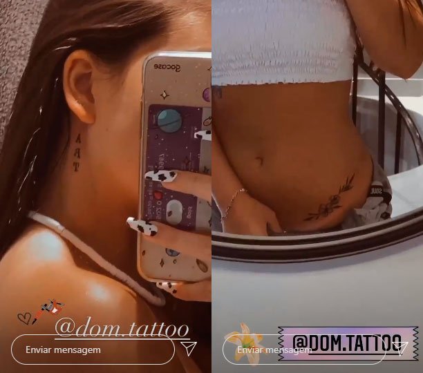 Mel Maia Aos 16 Anos Faz Novas Tatuagens Intimas E Impressiona Ao Exibir Resultado Nem Doeu Fofocas E Famosos