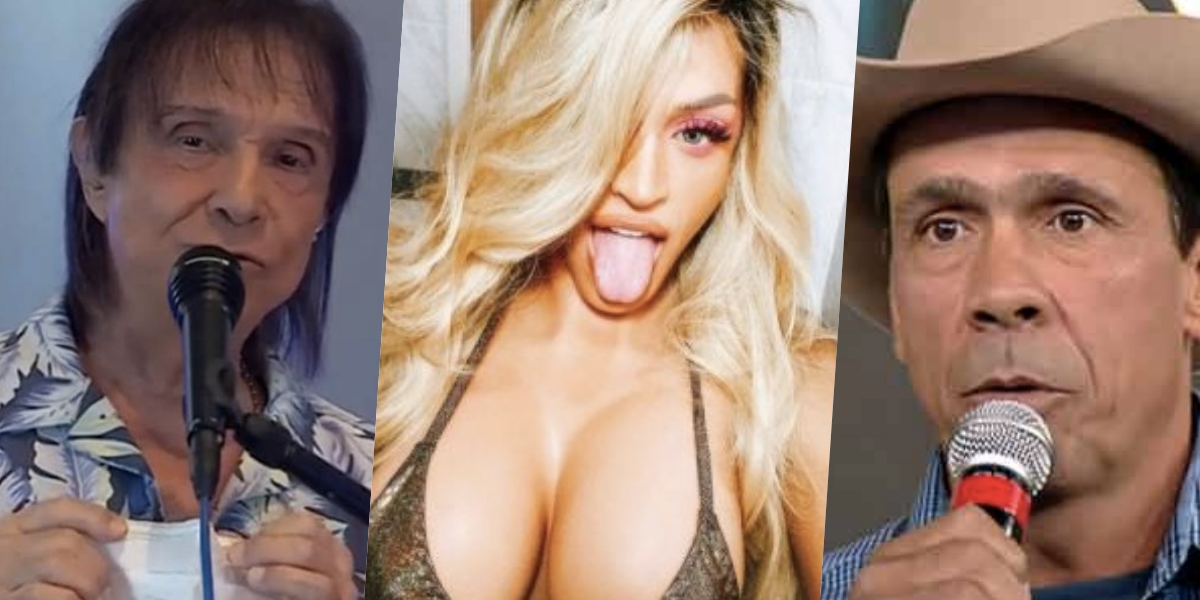 Roberto Carlos, Pabllo Vittar e Cowboy já perderam parte do corpo (Foto: montagem)