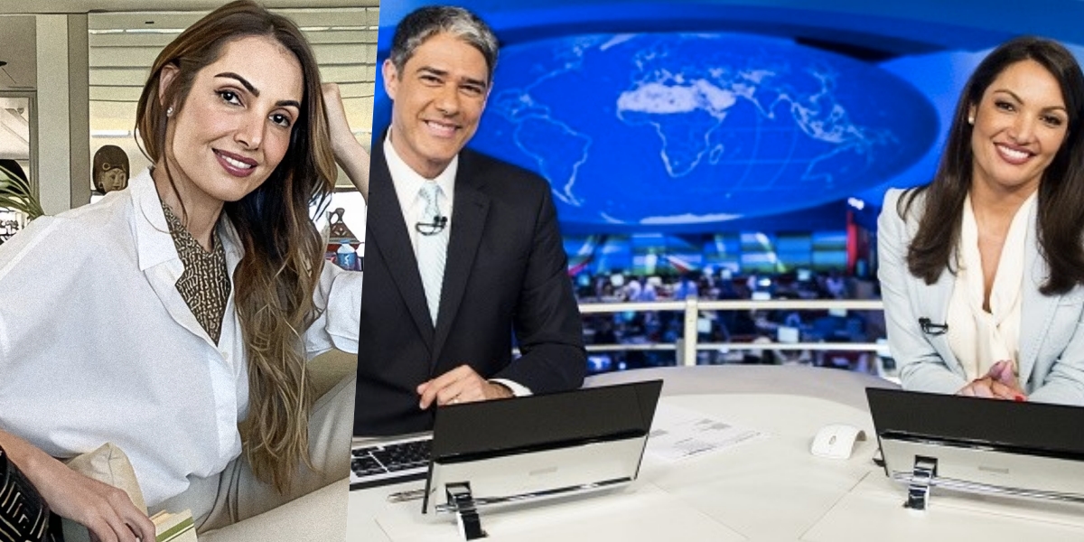 Patrícia Poeta comentou sobre a saída do Jornal Nacional (Foto: montagem)