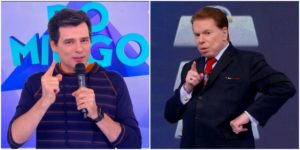 Celso Portiolli e Silvio Santos já brigaram no SBT (Foto: Reprodução)