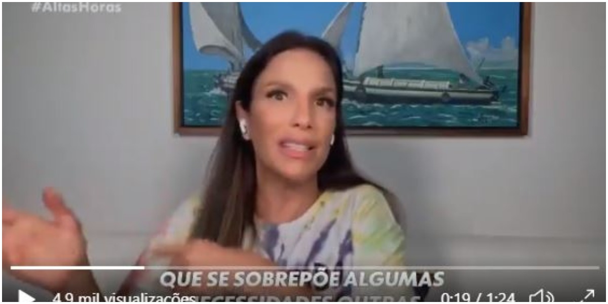 Ivete Sangalo no Altas Horas (Foto: Reprodução)