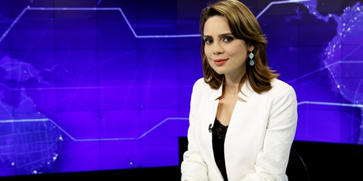 Rachel Sheherazade no comando do SBT Brasil (Foto: Lourival Ribeiro)