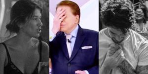 Rebeca Abravanel, Silvio Santos e Pato (Foto: Reprodução/AgNews/SBT/Instagram)