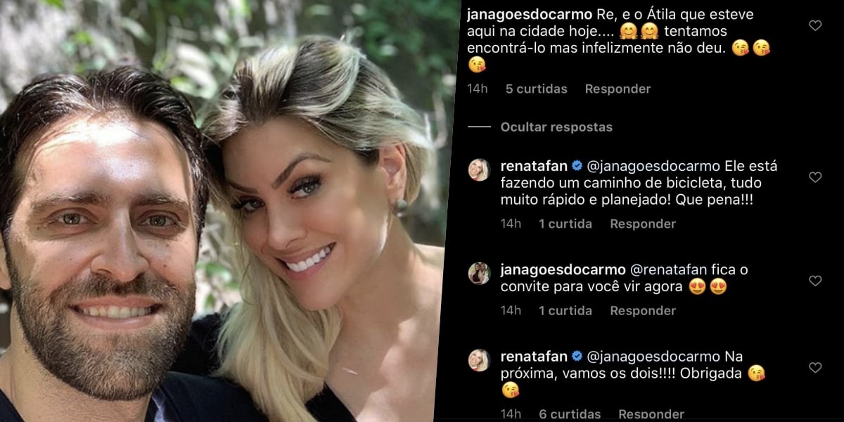 Renata Fan voltou a causar nas redes sociais após responder pergunta sobre o namorado (Foto: Reprodução/ Montagem)