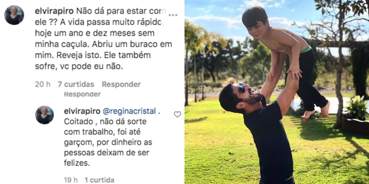 Sandro Pedroso publico registro com o filho, Noah (Foto: Reprodução/Instagram)