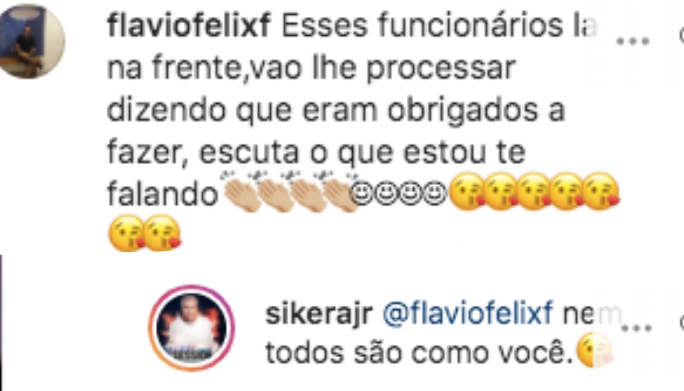 Sikêra Jr. foi atacado nos comentários de um vídeo e rebateu (Foto: montagem)