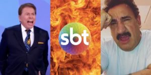 Silvio Santos e Ratinho sofreram rasteira de funcionário (Foto: Reprodução/SBT/Instagram)