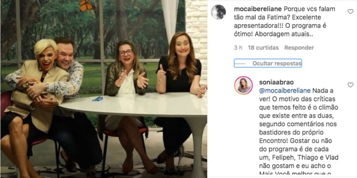 Sonia Abrão colocou fim em polêmica envolvendo Ana Maria Braga e Fátima Bernardes (Foto: Reprodução/Instagram)