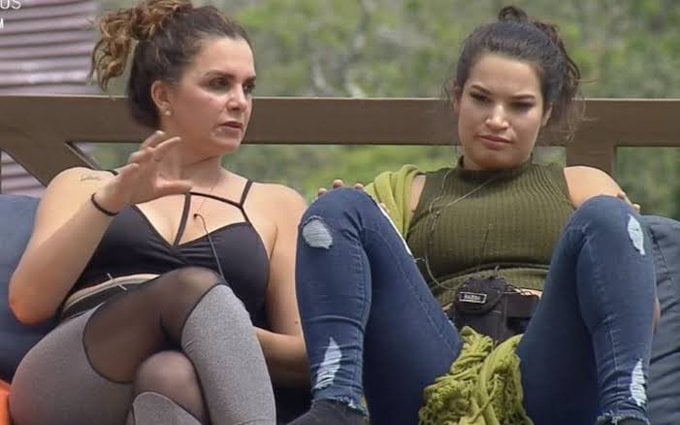 Luiza Ambiel e Raissa fecharam acordo para mandar Biel para a roça (Foto: Reprodução) A Fazenda