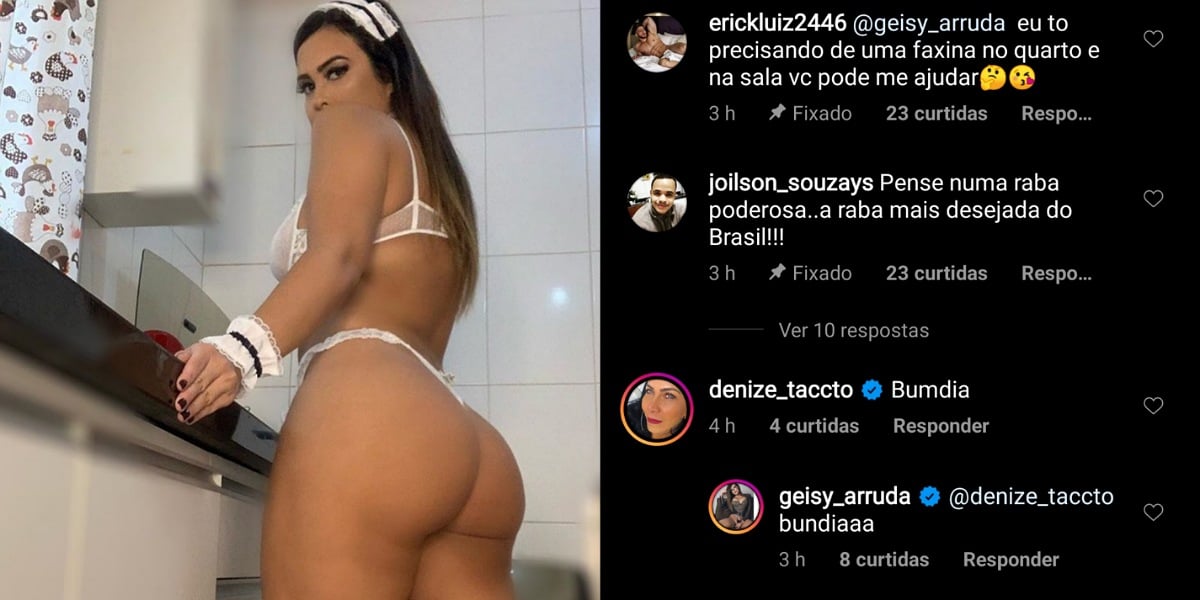 Geisy Arruda publica look para faxina e web vai a loucura (Foto: Reprodução/Instagram)