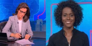 Renata Vasconcellos deverá ser substituída por Maju Coutinho no Jornal Nacional (Foto: Reprodução)