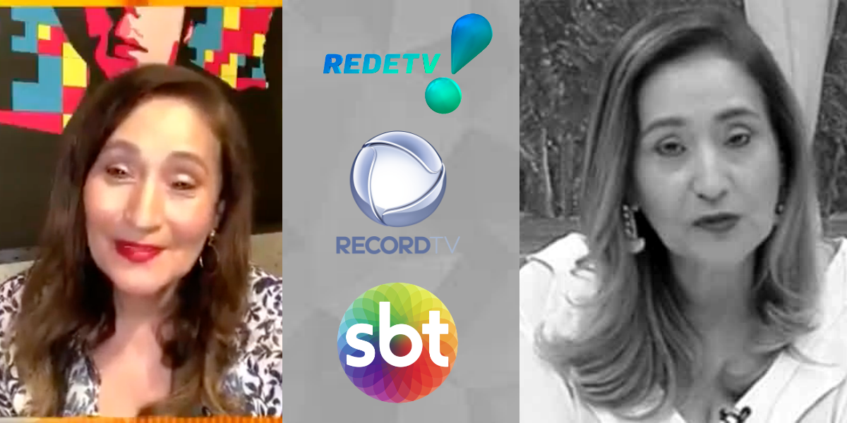 Sonia Abrão aparece na RedeTV!, SBT e Record (Foto: Montagem)