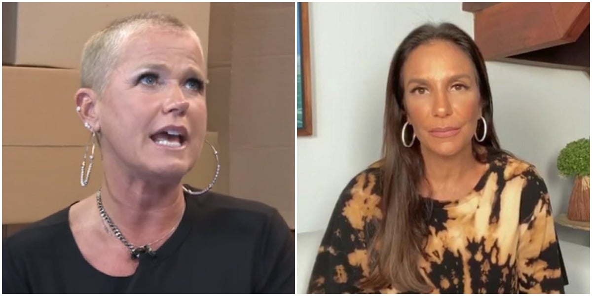 Xuxa recebe mensagem de Ivete Sangalo (Foto: Reprodução)