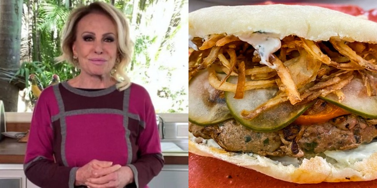 Ana Maria Braga prepara hambúrguer de kafta (Foto: Reprodução)