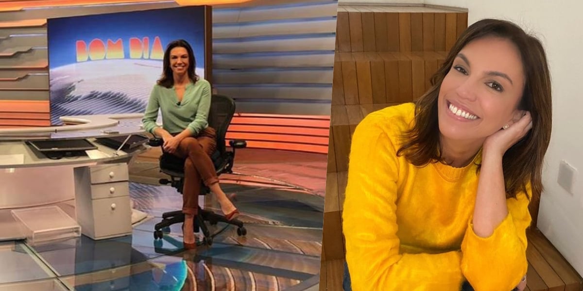 Ana Paula Araújo apresenta o 'Bom Dia Brasil' na Globo (Foto: reprodução/Instagram)