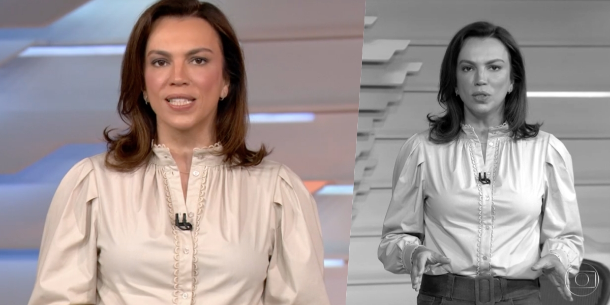 Ana Paula Araújo iniciou o 'Bom Dia Brasil' com uma bomba (Foto: reprodução/Globo)