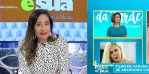 Sonia Abrão e Catia Fonseca disputam audiência todas as tardes (Foto: Reprodução/RedeTV!/Band)