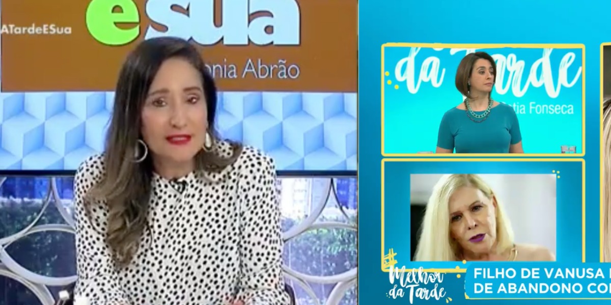 Sonia Abrão e Catia Fonseca disputam audiência todas as tardes (Foto: Reprodução/RedeTV!/Band)