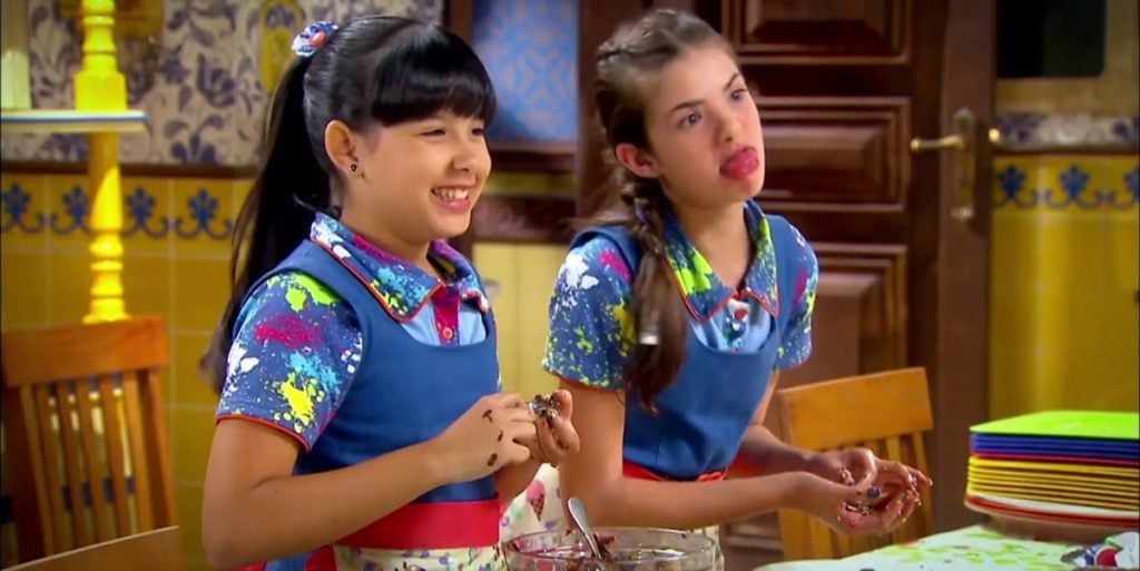 Cena de Chiquititas. (Foto: Reprodução)