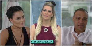 Luciele di Camargo garantiu que não sente ciúmes de Denílson com Renata Fan (Reprodução)