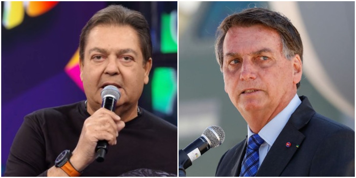 Faustão mirou indiretamente em Bolsonaro na Dança dos Famosos - Foto: Montagem