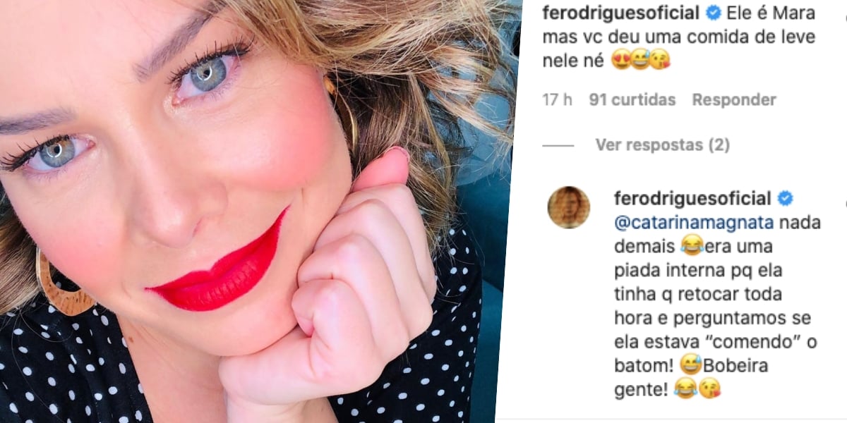 Fernanda Souza deu o que falar por conta de um batom (Foto: reprodução/Instagram)