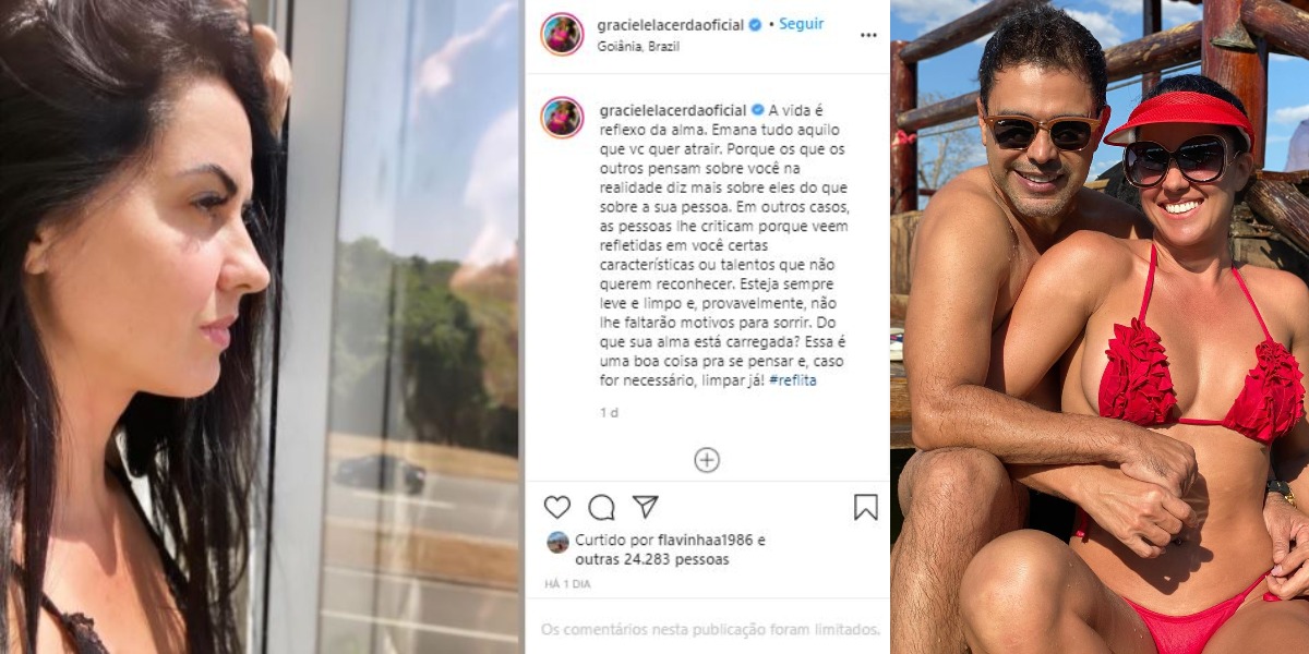 Graciele Lacerda refletiu nas redes sociais (Foto: Reprodução/Instagram)