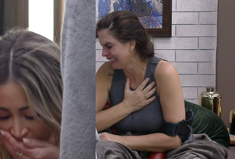 Luiza Ambiel teve um grave atrito com Carol Narizinho e tentou agredí-la no reality show da Record TV (Foto: Reprodução/ Play PLus)