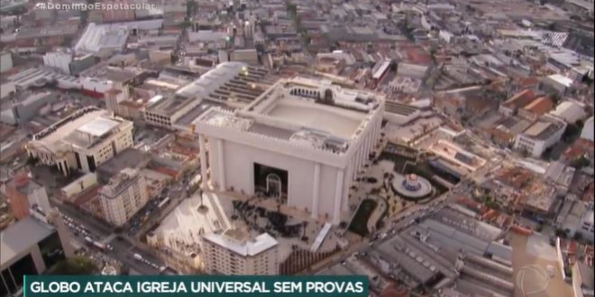 A Igreja Universal do Reino de Deus se tornou alvo de ataques da Globo (Foto: Reprodução/Record)