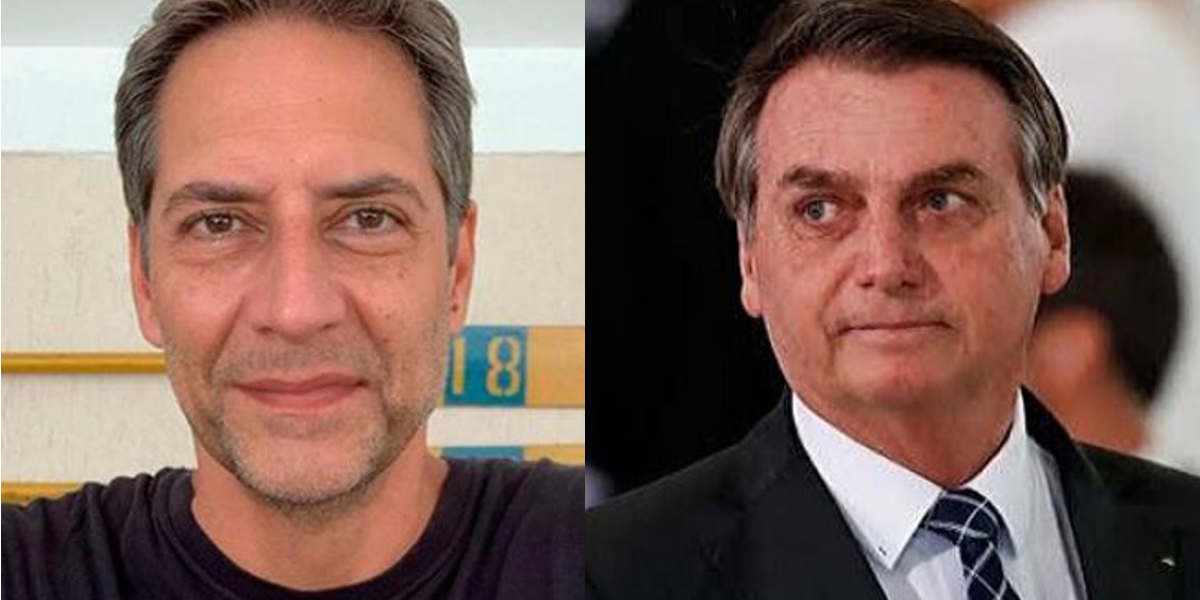 Lacombe não quer ser associado como apoiador de Bolsonaro (Foto: Montagem)