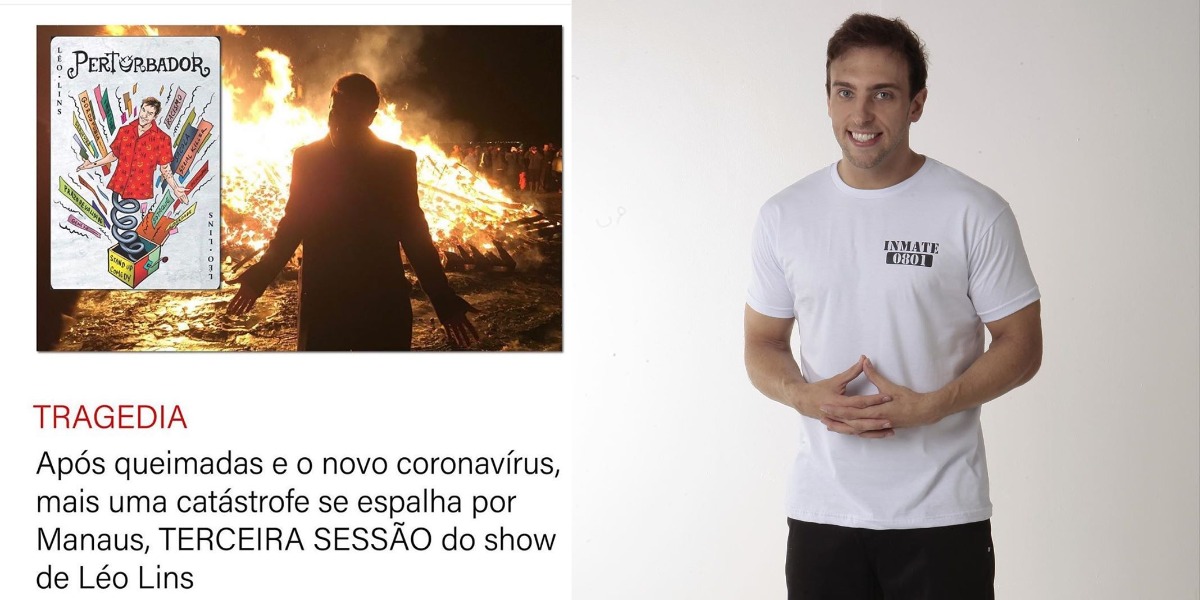 Léo Lins é conhecido por fazer piadas polêmicas (Foto: Reprodução/Instagram)