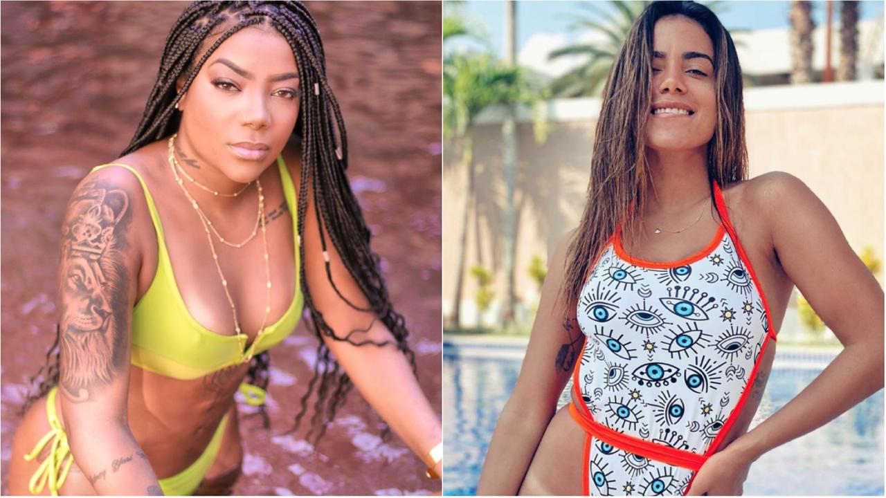 Anitta foi acusada de cometer racismo contra Ludmilla (Foto: Reprodução/ Montagem/ TV Foco)