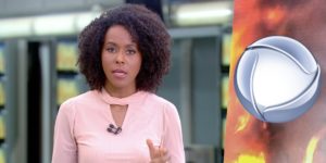 Maju atacou a Record ao vivo na Globo (Foto: montagem)