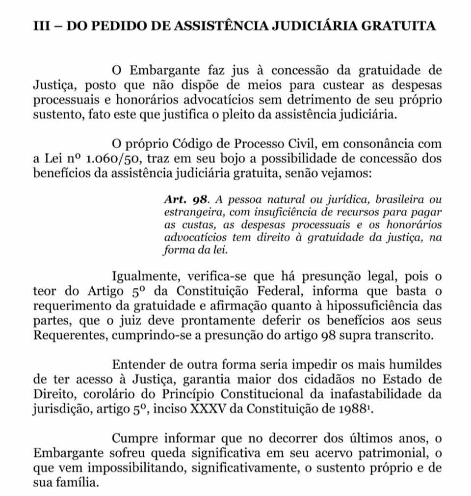 Processo do sertanejo na justiça (Foto: reprodução)