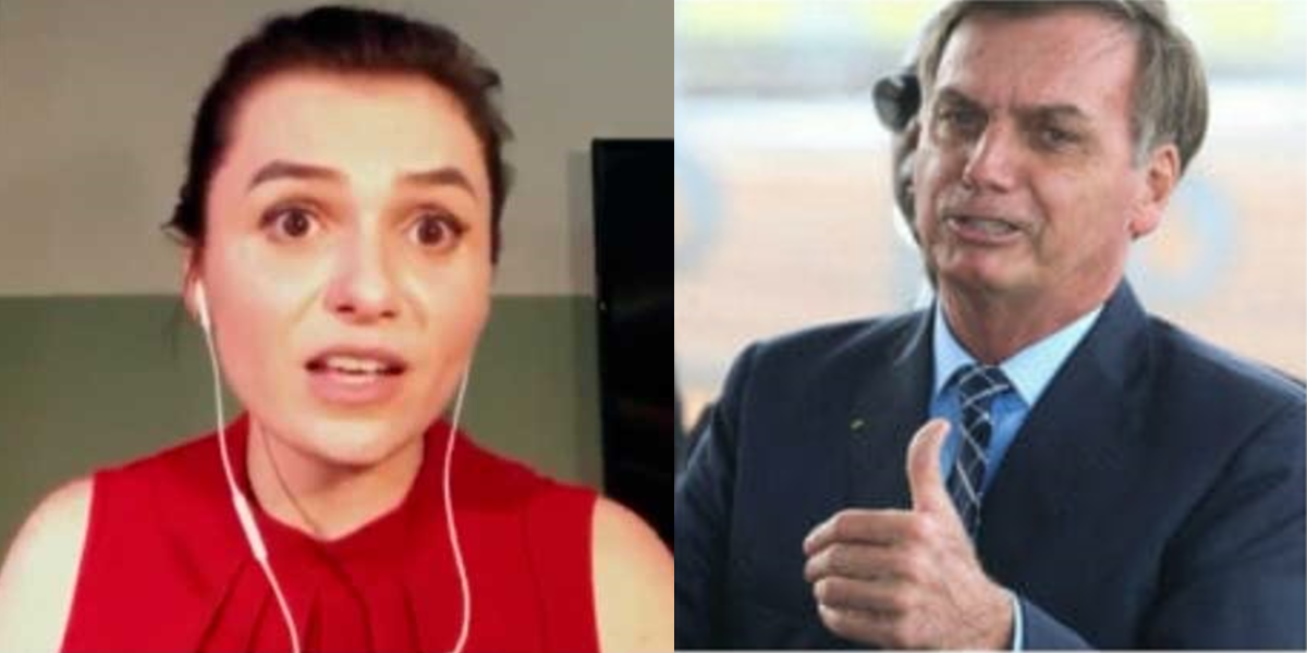 Monica Iozzi se arrepende de ter entrevistado Bolsonaro (Foto: Reprodução)