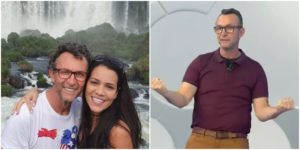 Neto e a esposa, Sandra Nicolau (Reprodução)