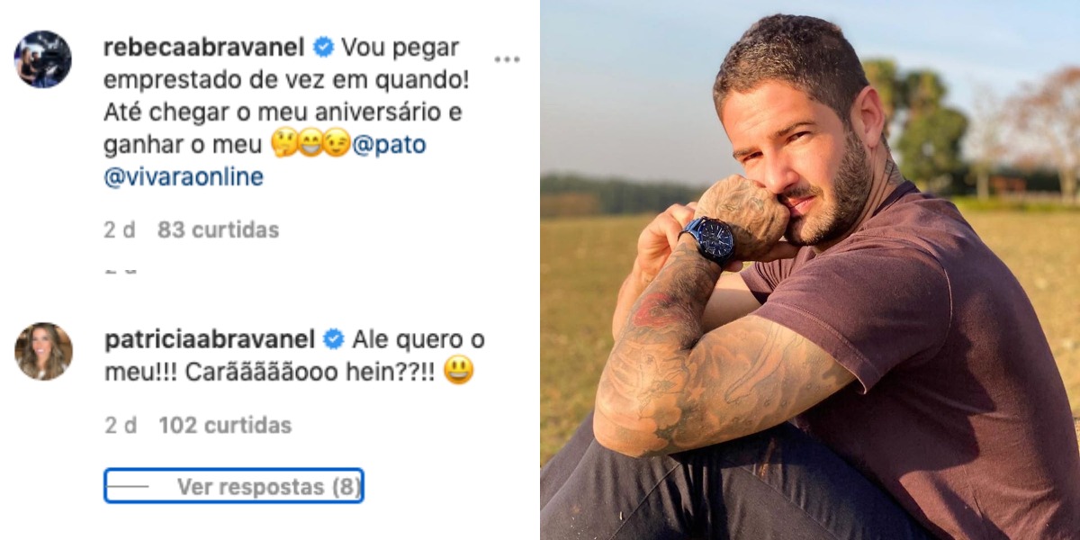 Pato, marido de Rebeca Abravanel, recebeu recado de Patrícia Abravanel (Foto: Reprodução/Instagram)