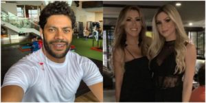 Hulk namora atualmente Camila, sobrinha de sua ex-mulher, Iran Angelo (Foto: Reprodução/ Montagem/ TV Foco)