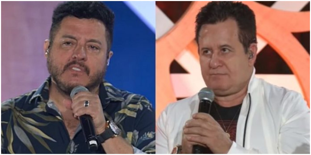 Bruno e Marrone surgiram juntos em live (Foto: Reprodução)